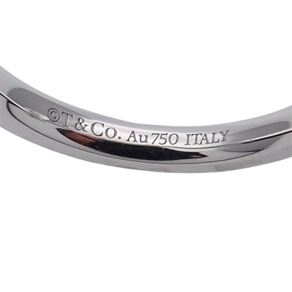 TIFFANY&Co. ティファニー Tワン リング 指輪 750WG ホワイトゴールド 約11号 レディース 磨き済み【中古】