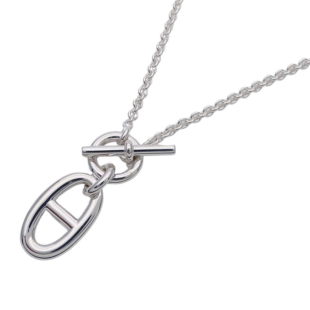 HERMES エルメス シェーヌダンクル アミュレット ネックレス SV925 シルバー レディース 磨き済み【中古】