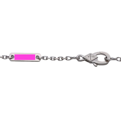 Van Cleef & Arpels ヴァンクリーフ＆アーペル ロータス ミニ ネックレス 750WG ホワイトゴールド レディース 磨き済み【中古】