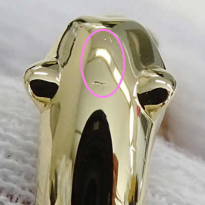 Cartier カルティエ パンテール スモール リング 指輪 750YG ゴールド #58 約17号 レディース メンズ 磨き済み【中古】