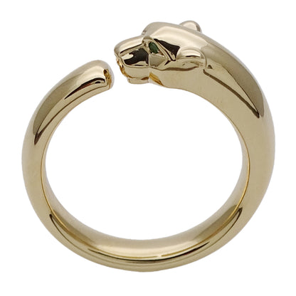Cartier カルティエ パンテール スモール リング 指輪 750YG ゴールド #58 約17号 レディース メンズ 磨き済み【中古】