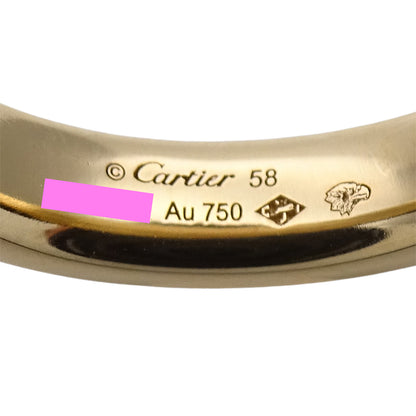 Cartier カルティエ パンテール スモール リング 指輪 750YG ゴールド #58 約17号 レディース メンズ 磨き済み【中古】