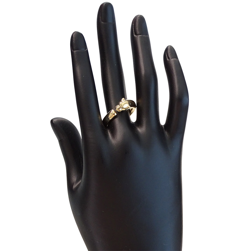 Cartier カルティエ パンテール スモール リング 指輪 750YG ゴールド #58 約17号 レディース メンズ 磨き済み【中古】