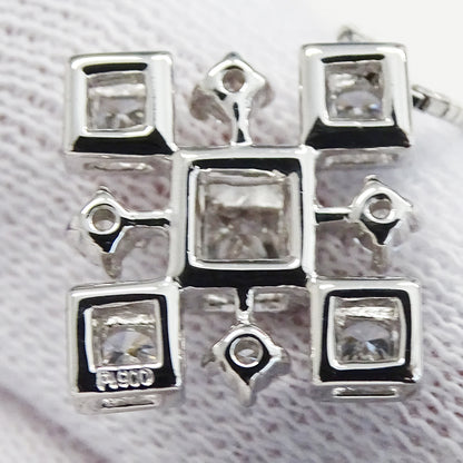 ROYAL ASSCHER ロイヤルアッシャー ネックレス PT850 PT900 ダイヤモンド D0.48 レディース 磨き済み【中古】