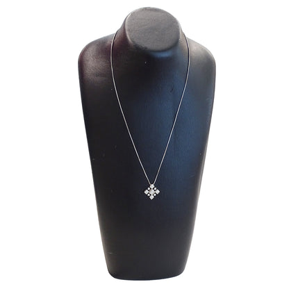 ROYAL ASSCHER ロイヤルアッシャー ネックレス PT850 PT900 ダイヤモンド D0.48 レディース 磨き済み【中古】