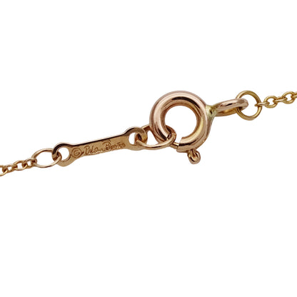 TIFFANY&Co. ティファニー オリーブリーフ ネックレス 750PG ピンクゴールド レディース 磨き済み【中古】
