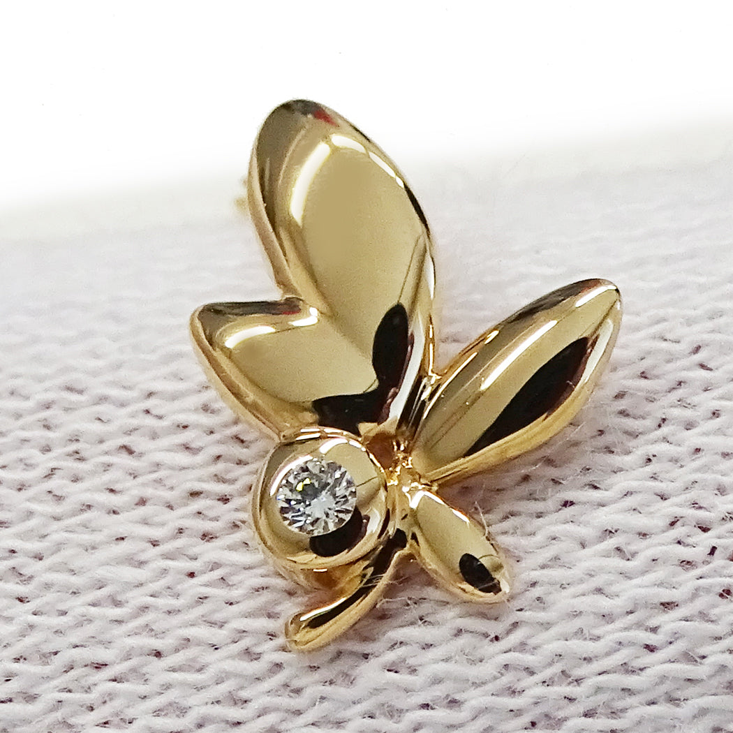 TIFFANY&Co. ティファニー オリーブリーフ ネックレス 750PG ピンクゴールド レディース 磨き済み【中古】
