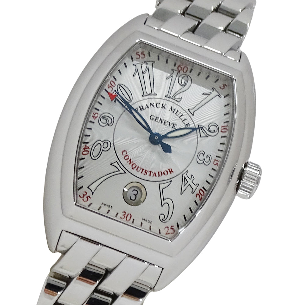 FRANCK MULLER フランクミュラー コンキスタドール 8005.SC メンズ 腕時計 デイト 自動巻き ステンレス 磨き済み【中古】