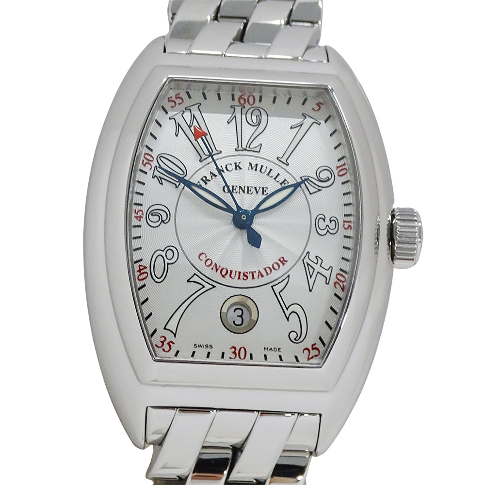 FRANCK MULLER フランクミュラー コンキスタドール 8005.SC メンズ 腕時計 デイト 自動巻き ステンレス 磨き済み【中古】