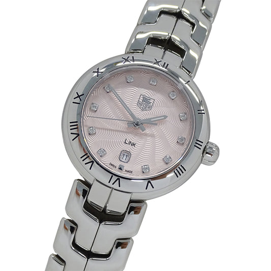 TAG Heuer タグホイヤー リンク WAT1415 BA0954 レディース 腕時計 11Pダイヤ クオーツ ステンレス 磨き済み【中古】