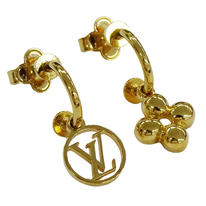 LOUIS VUITTON ルイ・ヴィトン ピアス・ブルーミング ピアス GP ゴールド レディース M64859 【中古】