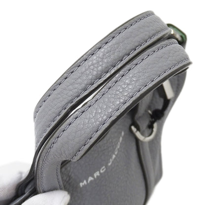 MARC JACOBS マークジェイコブス ハンドバッグ ショルダーバッグ 2way グレー レザー レディース 【中古】