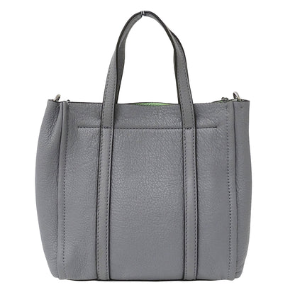 MARC JACOBS マークジェイコブス ハンドバッグ ショルダーバッグ 2way グレー レザー レディース 【中古】