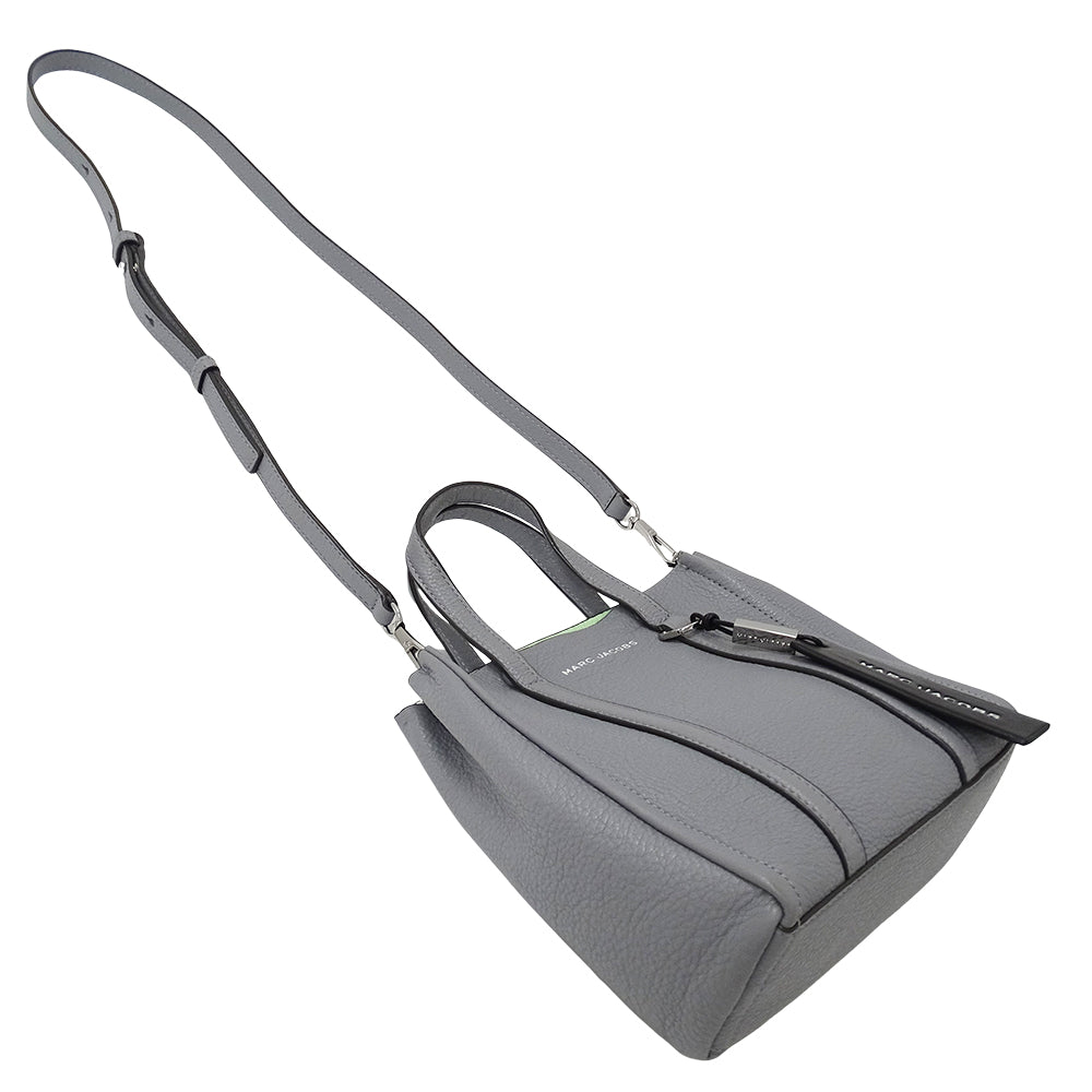 MARC JACOBS マークジェイコブス ハンドバッグ ショルダーバッグ 2way グレー レザー レディース 【中古】