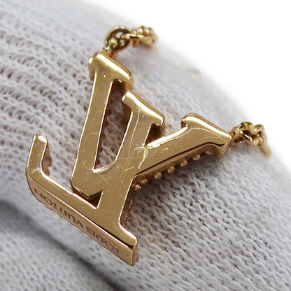 LOUIS VUITTON ルイ・ヴィトン LV アイコニック ネックレス ピンクゴールド レディース M00985 TE3274 アクセサリー【中古】