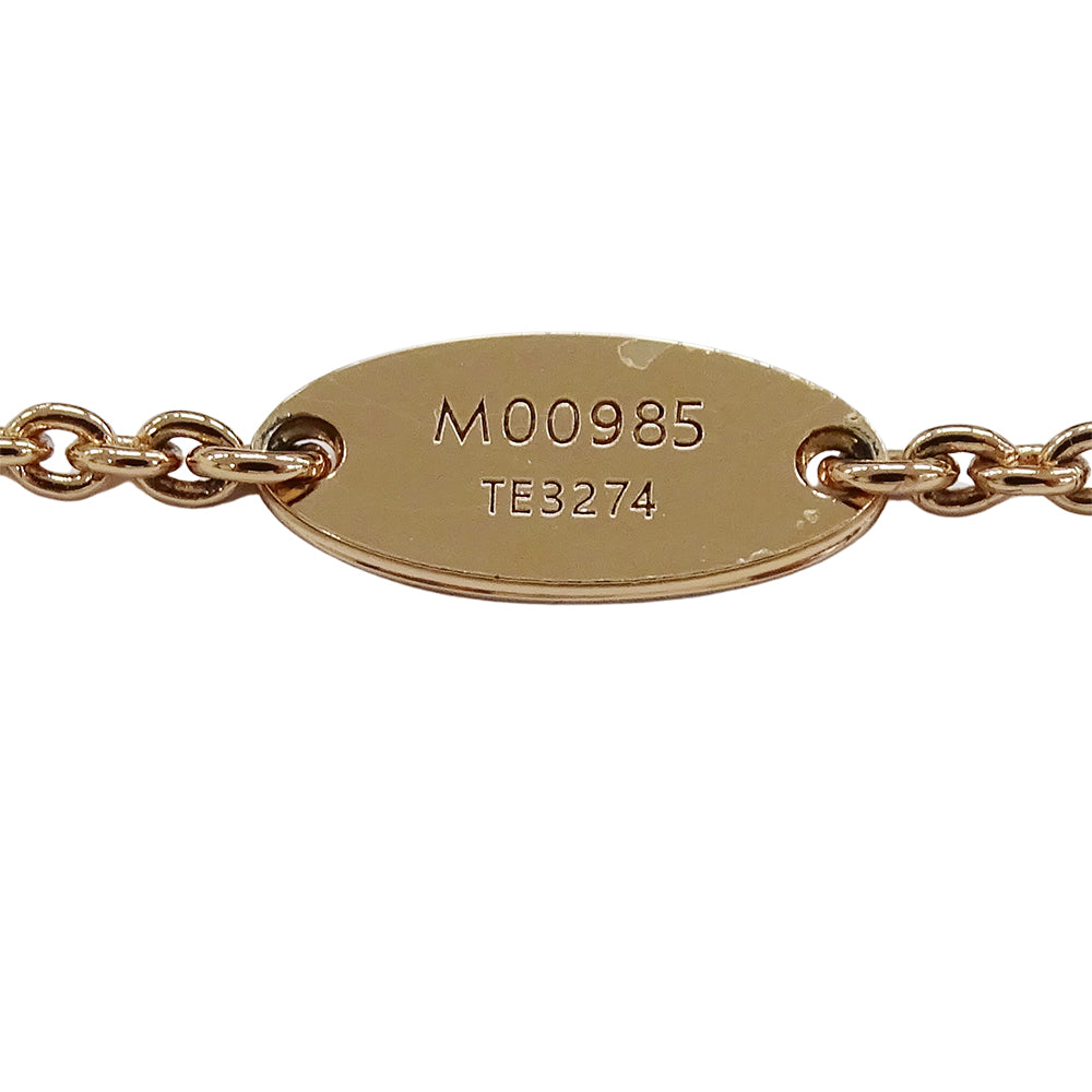 LOUIS VUITTON ルイ・ヴィトン LV アイコニック ネックレス ピンクゴールド レディース M00985 TE3274 アクセサリー【中古】