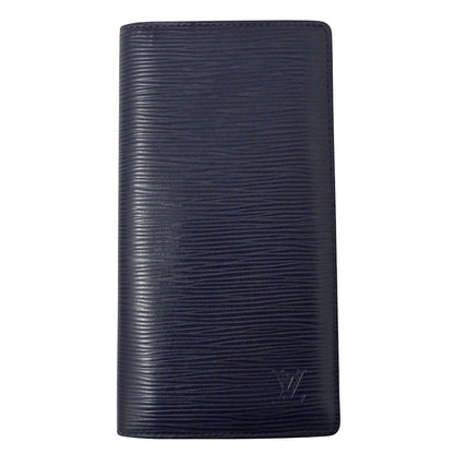 LOUIS VUITTON ルイ・ヴィトン ポルトフォイユ ブラザ 長財布 エピ ブルーマリーヌ M61816 メンズ 【中古】