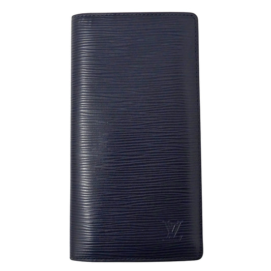 LOUIS VUITTON ルイ・ヴィトン ポルトフォイユ ブラザ 長財布 エピ ブルーマリーヌ M61816 メンズ 【中古】