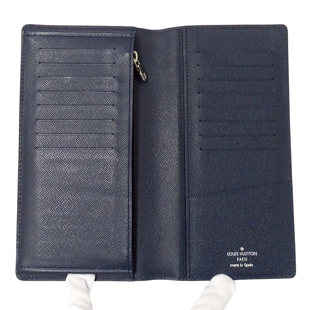 LOUIS VUITTON ルイ・ヴィトン ポルトフォイユ ブラザ 長財布 エピ ブルーマリーヌ M61816 メンズ 【中古】