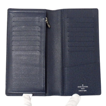 LOUIS VUITTON ルイ・ヴィトン ポルトフォイユ ブラザ 長財布 エピ ブルーマリーヌ M61816 メンズ 【中古】