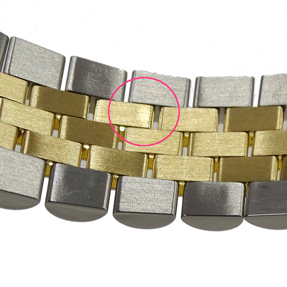 ROLEX ロレックス デイトジャスト 16233G Y番 メンズ 腕時計 10Pダイヤ 自動巻き AT ステンレス ゴールド 磨き済み【中古】