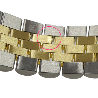 ROLEX ロレックス デイトジャスト 16233G Y番 メンズ 腕時計 10Pダイヤ 自動巻き AT ステンレス ゴールド 磨き済み【中古】