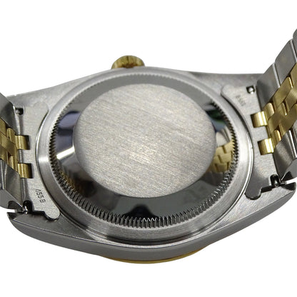 ROLEX ロレックス デイトジャスト 16233G Y番 メンズ 腕時計 10Pダイヤ 自動巻き AT ステンレス ゴールド 磨き済み【中古】