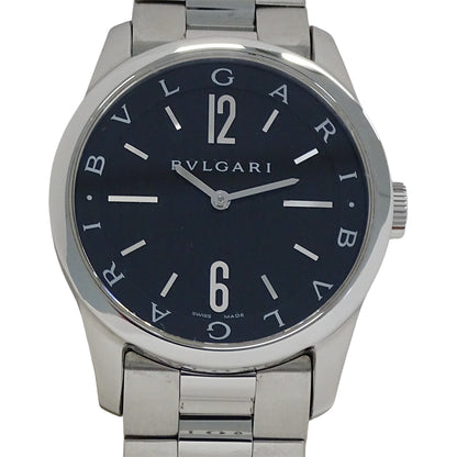 BVLGARI ブルガリ ソロテンポ ST37S メンズ 腕時計 クオーツ QZ ステンレス 磨き済み【中古】