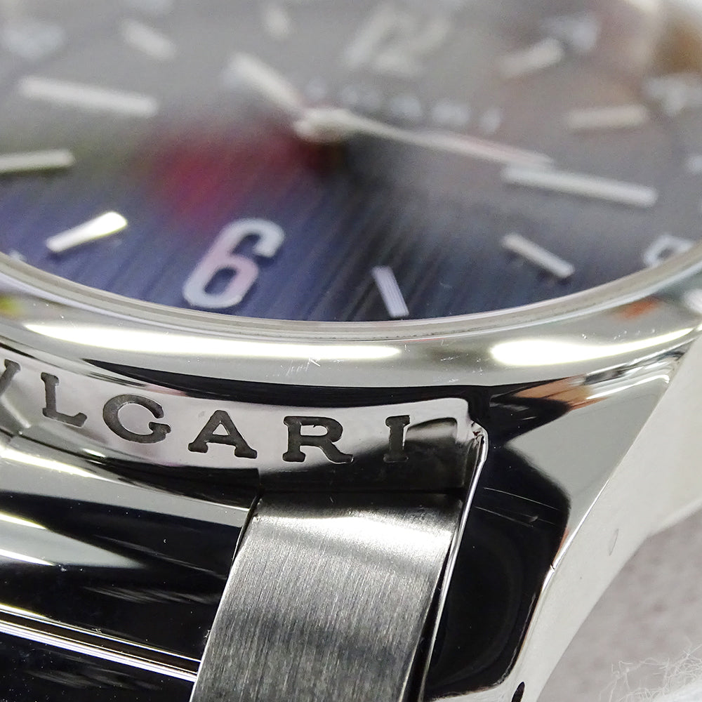 BVLGARI ブルガリ ソロテンポ ST37S メンズ 腕時計 クオーツ QZ ステンレス 磨き済み【中古】