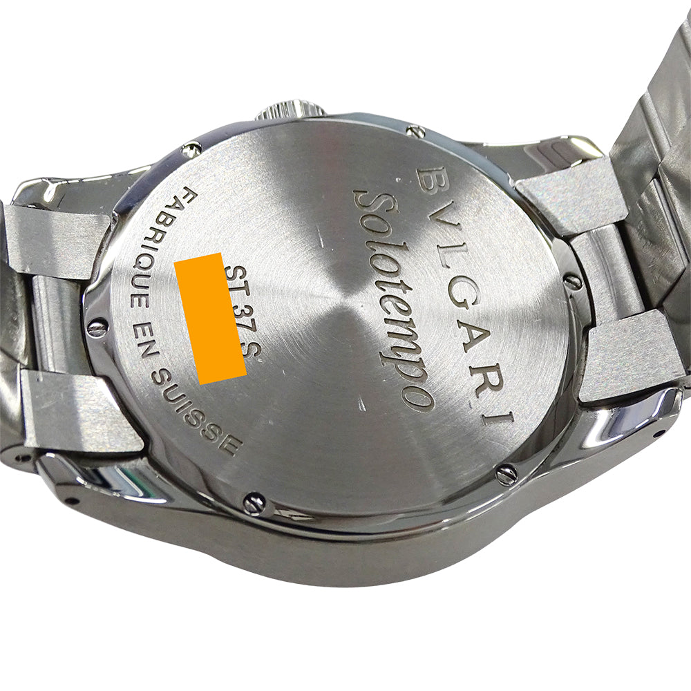 BVLGARI ブルガリ ソロテンポ ST37S メンズ 腕時計 クオーツ QZ ステンレス 磨き済み【中古】