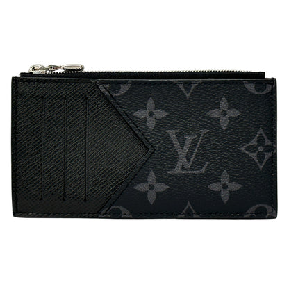 LOUIS VUITTON ルイ・ヴィトン コインカード・ホルダー コインケース モノグラム エクリプス ブラック M30271 メンズ 【中古】