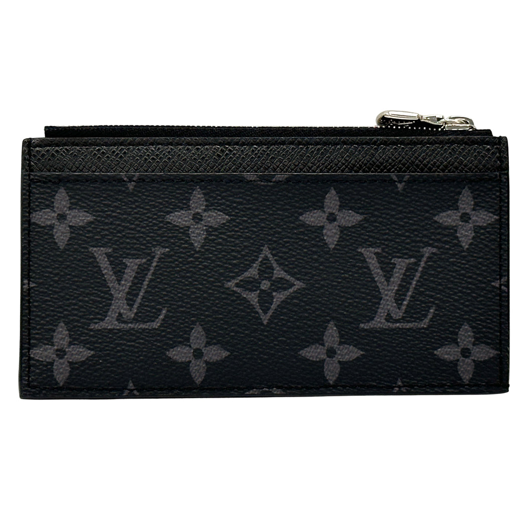 LOUIS VUITTON ルイ・ヴィトン コインカード・ホルダー コインケース モノグラム エクリプス ブラック M30271 メンズ 【中古】