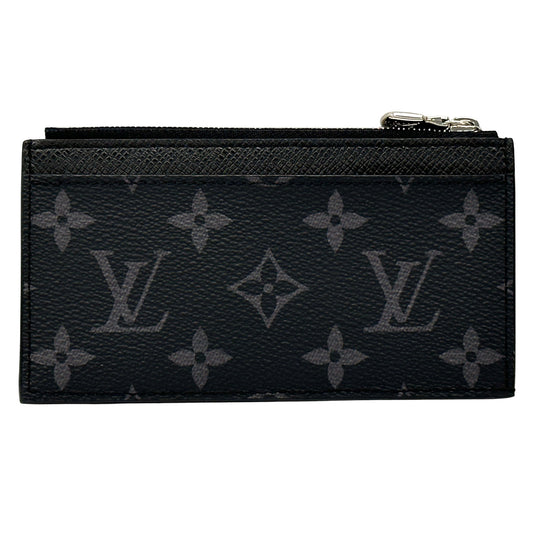 LOUIS VUITTON ルイ・ヴィトン コインカード・ホルダー コインケース モノグラム エクリプス ブラック M30271 メンズ 【中古】