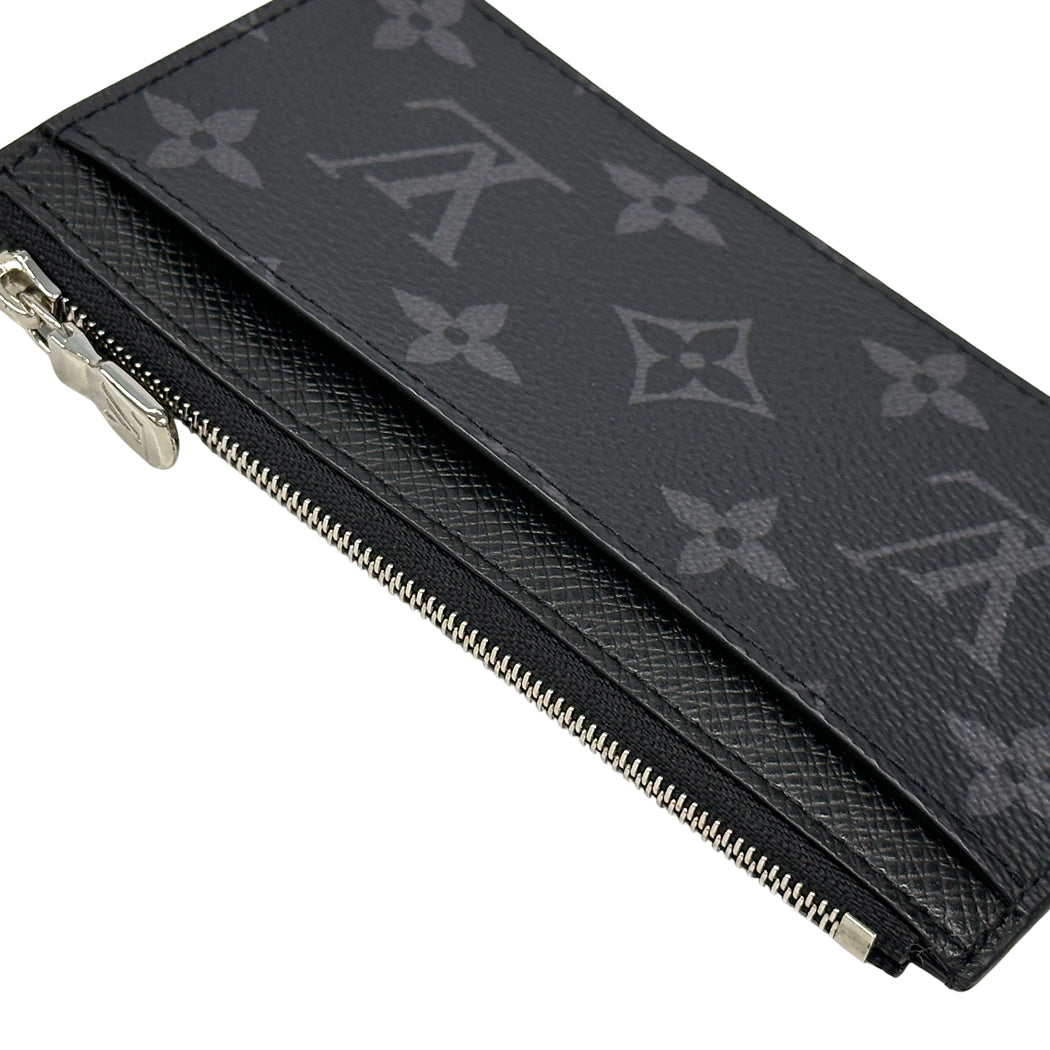 LOUIS VUITTON ルイ・ヴィトン コインカード・ホルダー コインケース モノグラム エクリプス ブラック M30271 メンズ 【中古】