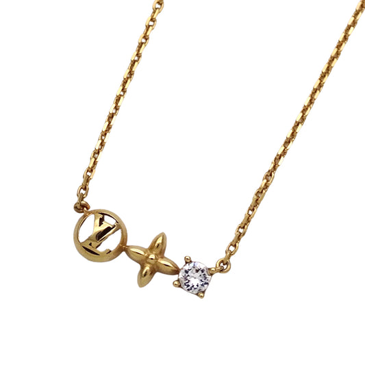 LOUIS VUITTON ルイ・ヴィトン ネックレス・プティルイ ネックレス GP ゴールド レディース M00368 【中古】