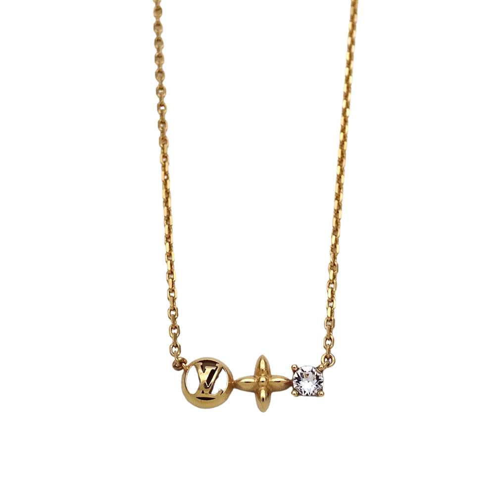 LOUIS VUITTON ルイ・ヴィトン ネックレス・プティルイ ネックレス GP ゴールド レディース M00368 【中古】