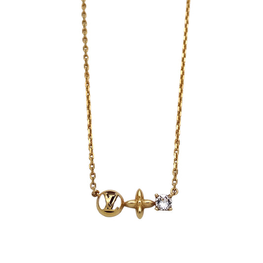 LOUIS VUITTON ルイ・ヴィトン ネックレス・プティルイ ネックレス GP ゴールド レディース M00368 【中古】