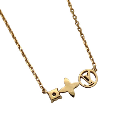 LOUIS VUITTON ルイ・ヴィトン ネックレス・プティルイ ネックレス GP ゴールド レディース M00368 【中古】