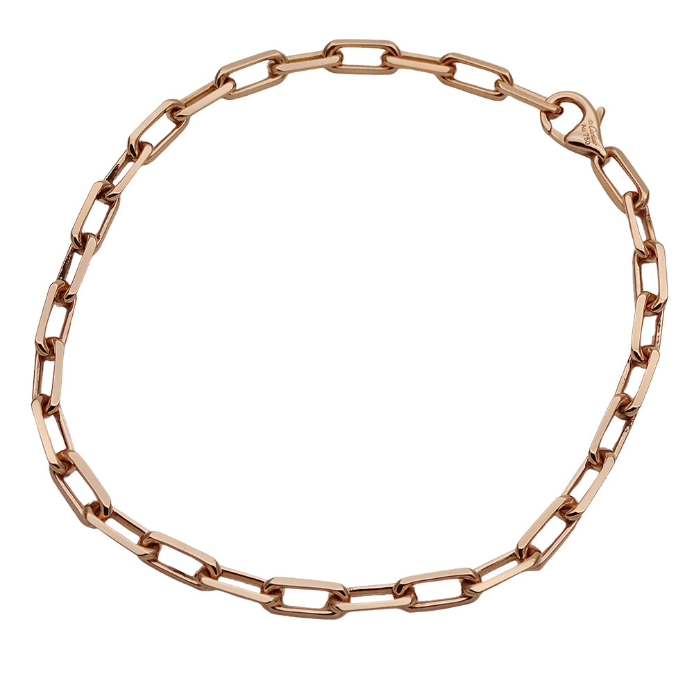 Cartier カルティエ サントス SM スモール ブレスレット 750PG ピンクゴールド レディース チェーン 磨き済み【中古】