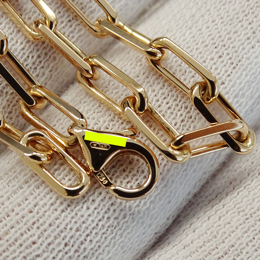Cartier カルティエ サントス SM スモール ブレスレット 750PG ピンクゴールド レディース チェーン 磨き済み【中古】