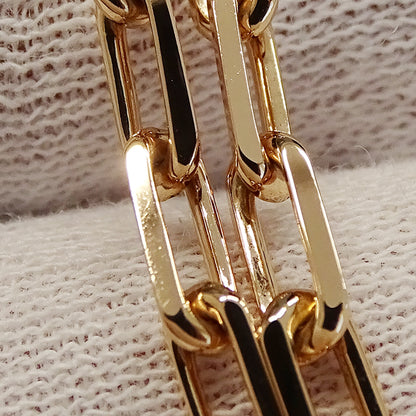 Cartier カルティエ サントス SM スモール ブレスレット 750PG ピンクゴールド レディース チェーン 磨き済み【中古】