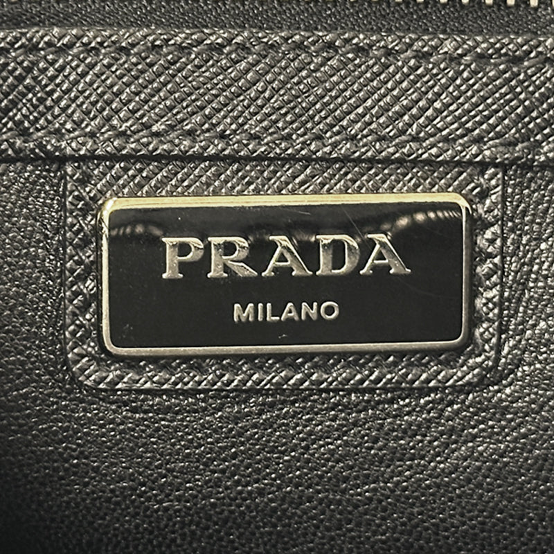 PRADA プラダ ショルダーバッグ サフィアーノ ブルー レディース メンズ 【中古】