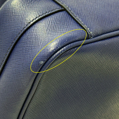 PRADA プラダ ショルダーバッグ サフィアーノ ブルー レディース メンズ 【中古】