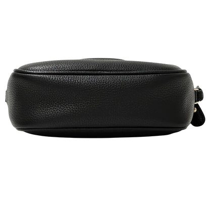 Ferragamo フェラガモ ショルダーバッグ ガンチーニ ブラック レザー レディース 【中古】