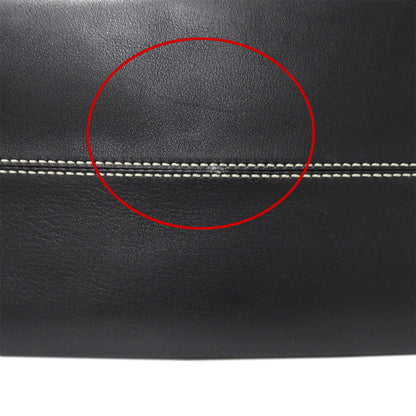 TOD’S トッズ ショルダーバッグ ブラック レザー レディース 【中古】