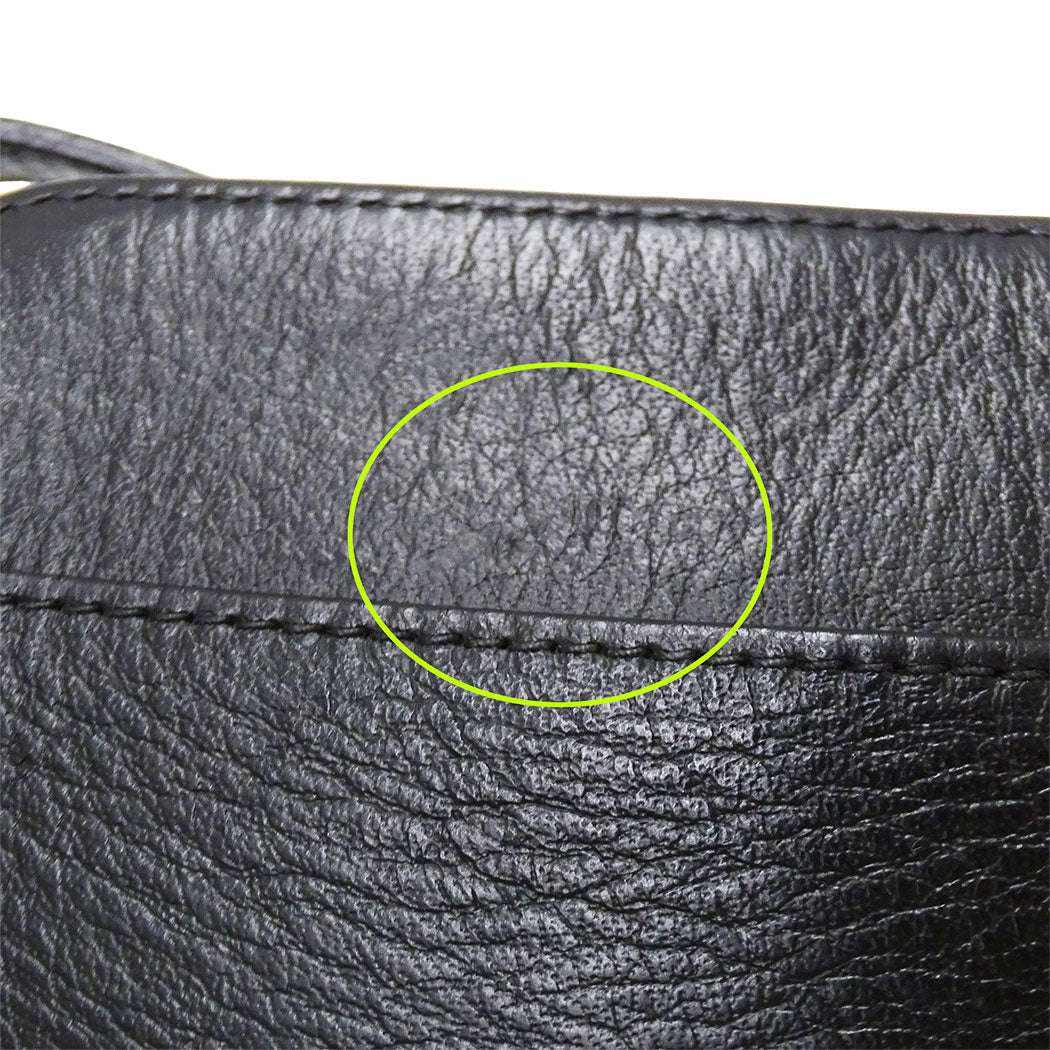 BALENCIAGA バレンシアガ エブリデイ カメラバッグ 2wayバッグ ブラック レザー レディース 【中古】