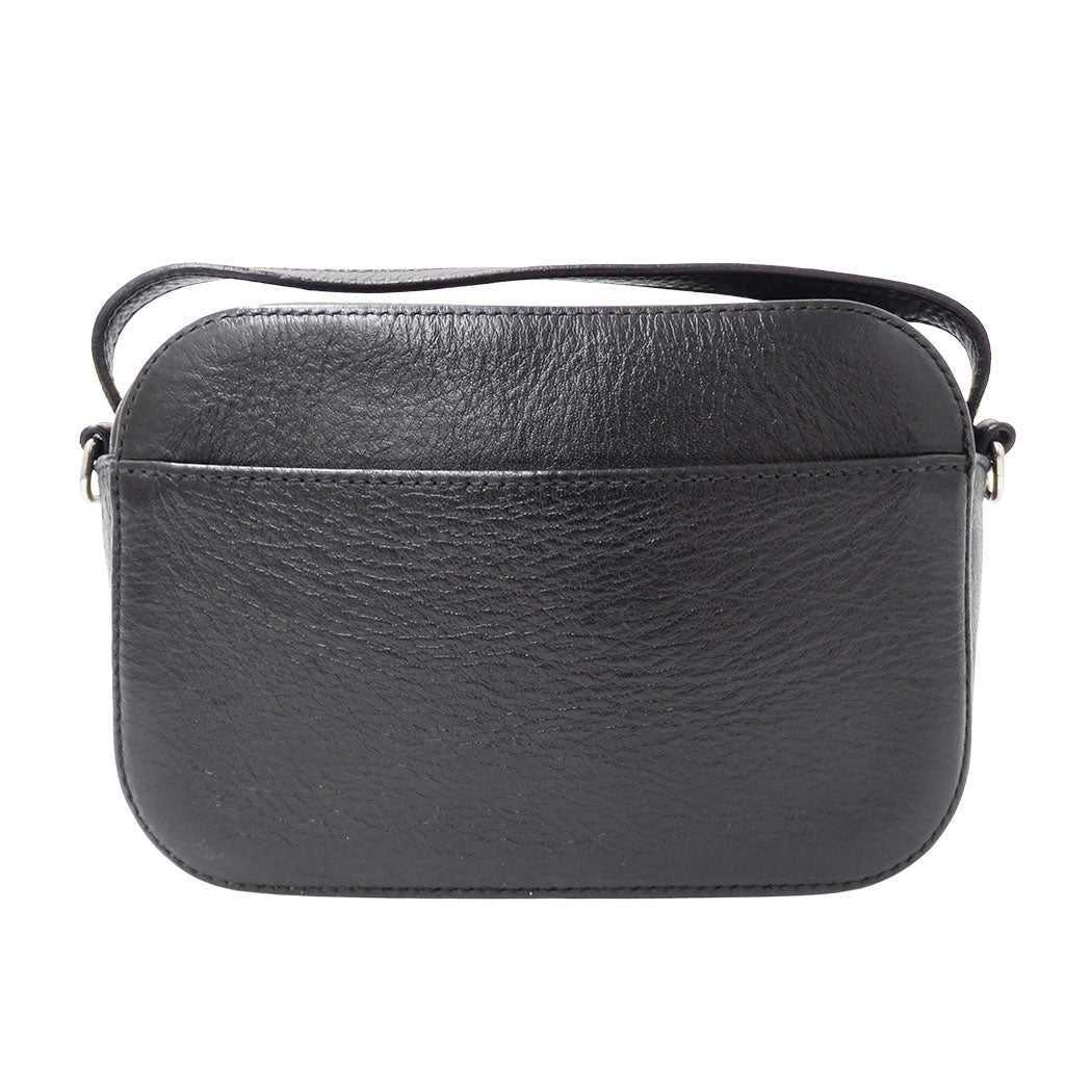 BALENCIAGA バレンシアガ エブリデイ カメラバッグ 2wayバッグ ブラック レザー レディース 【中古】