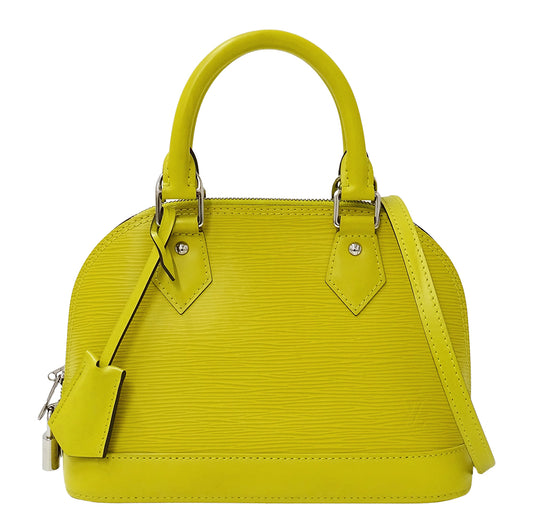 LOUIS VUITTON ルイ・ヴィトン アルマ BB 2wayバッグ エピ ピスタッシュ M40981 レディース 【中古】
