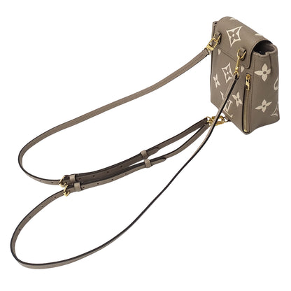 LOUIS VUITTON ルイ・ヴィトン タイニー バックパック リュック バイカラー モノグラム アンプラント トゥルトレール クレーム M80738 レディース 【中古】