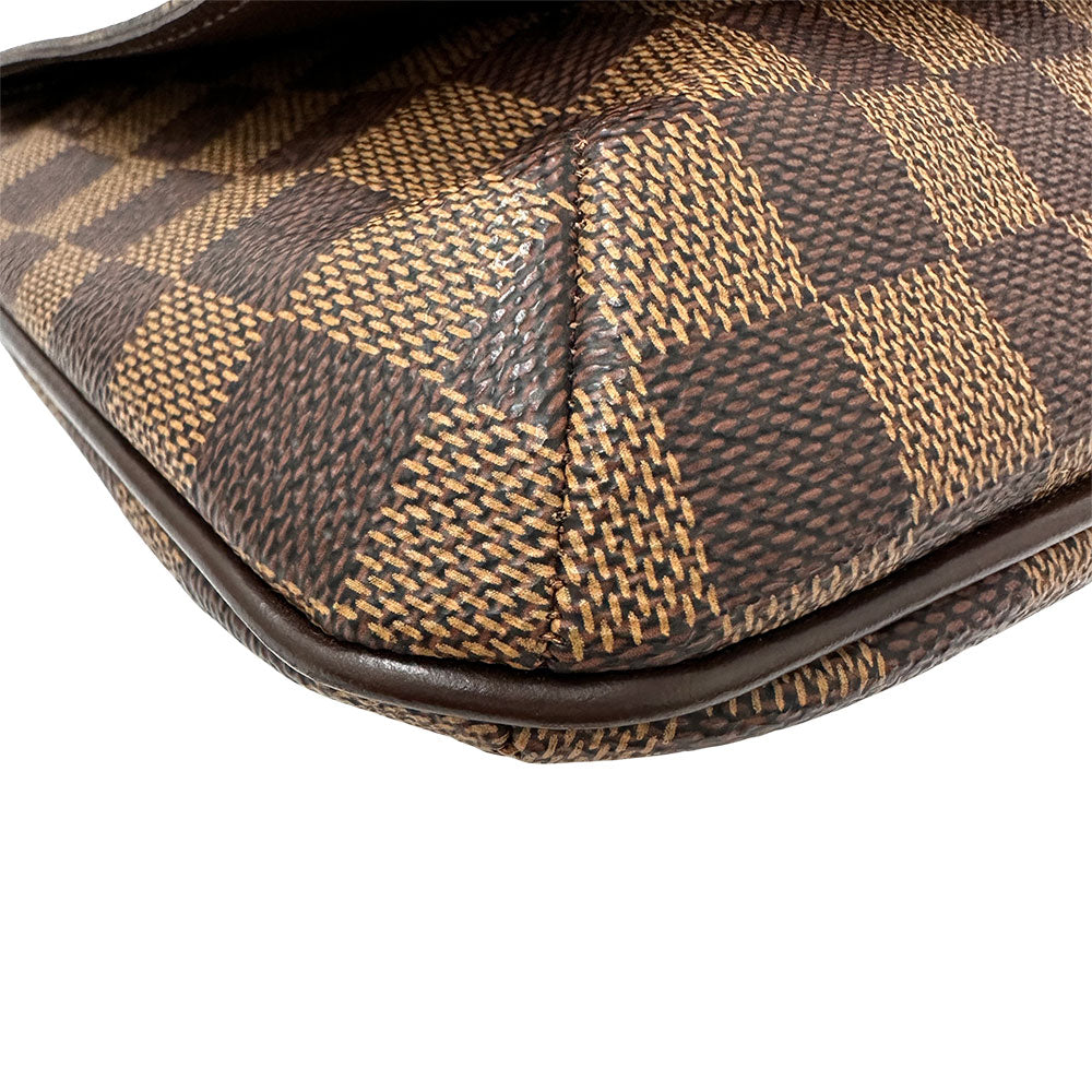 LOUIS VUITTON ルイ・ヴィトン ミュゼット サルサ ロング ショルダーバッグ ダミエ ダミエエベヌ N51300 ダミエキャンバス レディース 【中古】